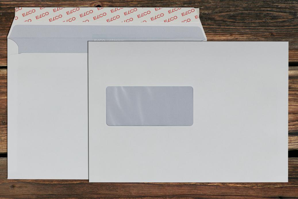 Briefhüllen mit Fenster C5 162x229 mm Haftklebend Hochweiß 100 g/qm